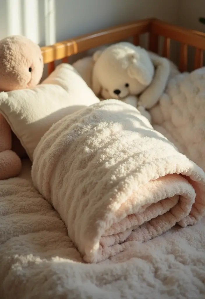 25 Adorable Baby Shower Return Gift Hampers Your Guests Will Absolutely Love! - 6. Cozy Blanket Bundles