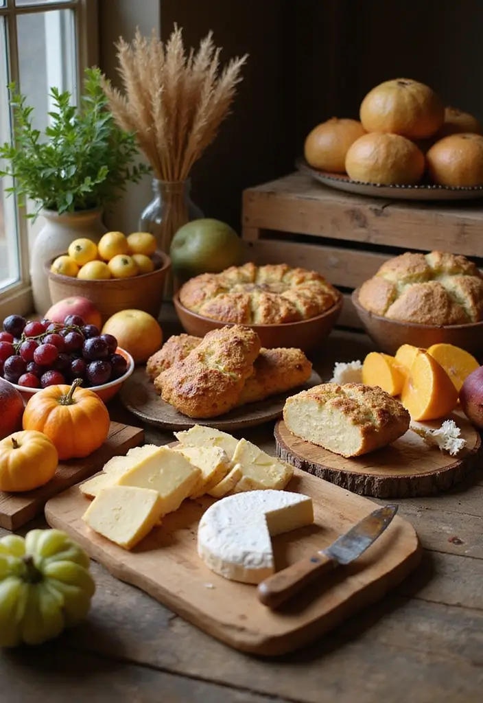 Harvest Baby Shower Ideas That Bring the Countryside Inside (Autumn Colors #6!) - 3. Rustic Food Displays