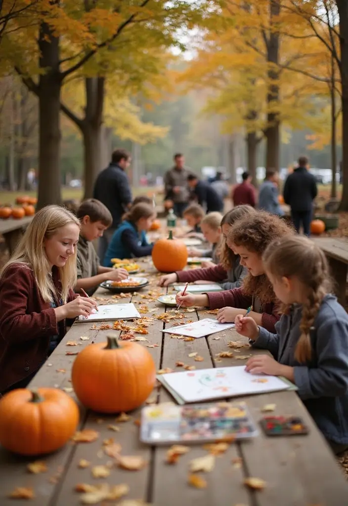 Harvest Baby Shower Ideas That Bring the Countryside Inside (Autumn Colors #6!) - 7. Interactive Fall Activities