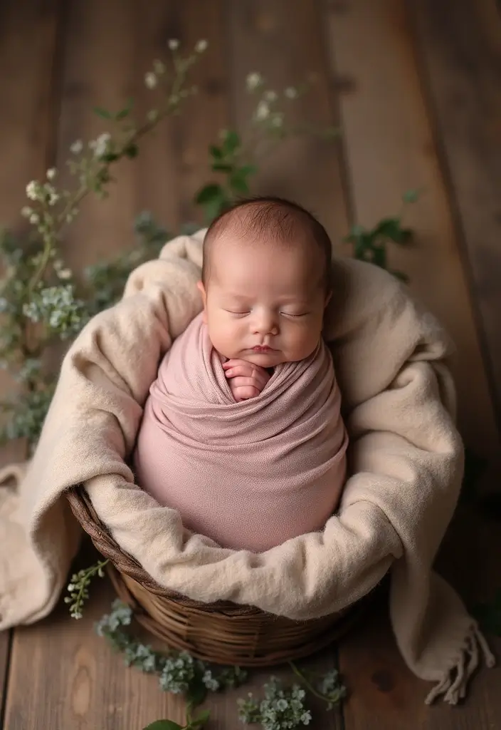 How to Take Gorgeous Newborn Photos at Home: The Ultimate DIY Guide! - 4. Get Creative with Props