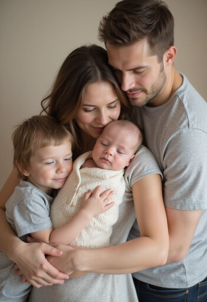 How to Take Gorgeous Newborn Photos at Home: The Ultimate DIY Guide! - 8. Capture Family Connections