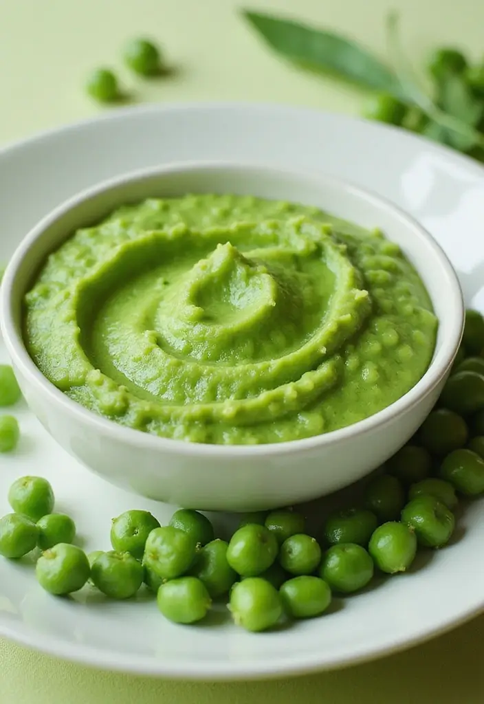 Secrets to Softer Stools: Best Baby Foods for Smooth Poop You Haven't Tried - 6. Pea Puree: Green Goodness
