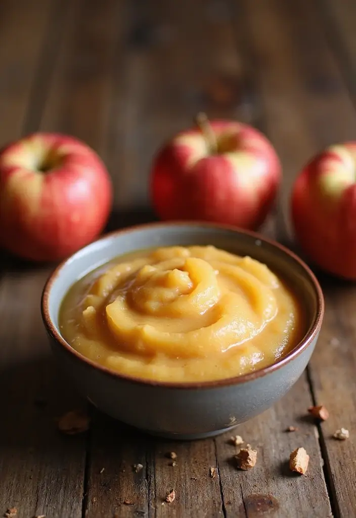 10 Easy Digestion Foods for Babies That'll Make Mealtime a Breeze! - 5. Applesauce - Sweet and Simple
