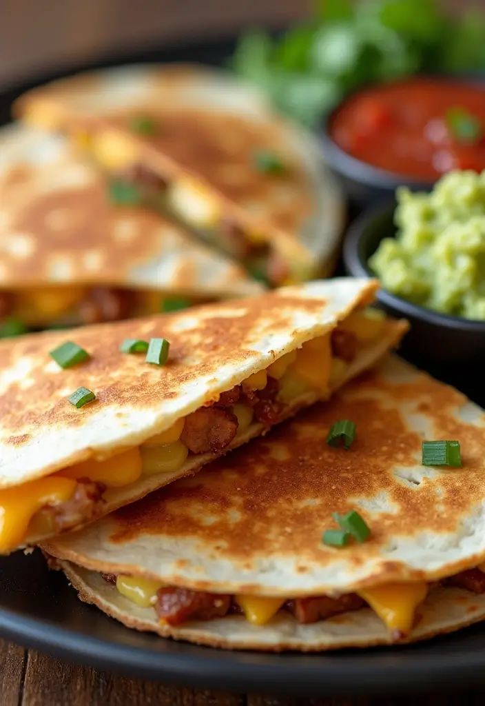 10 Easy Dinner Recipes for Busy Moms That Will Have Everyone Asking for Seconds! - 4. Taco Tuesday Quesadillas