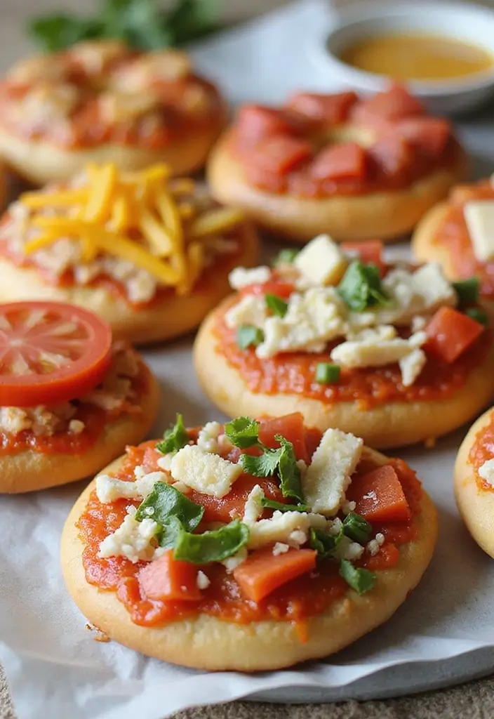 10 Easy Dinner Recipes for Busy Moms That Will Have Everyone Asking for Seconds! - 7. Mini Pizza Bagels