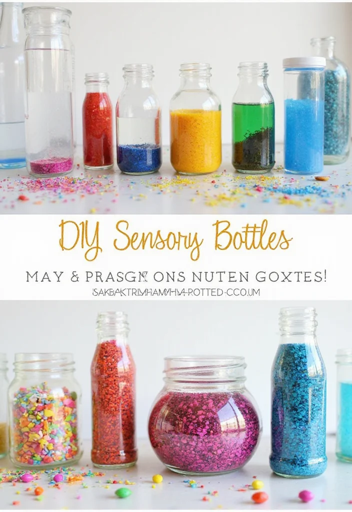 10 Genius Activities That Will Elevate Your Baby’s Brain Power (You’ll Love #3!) - 1. Sensory Bottles