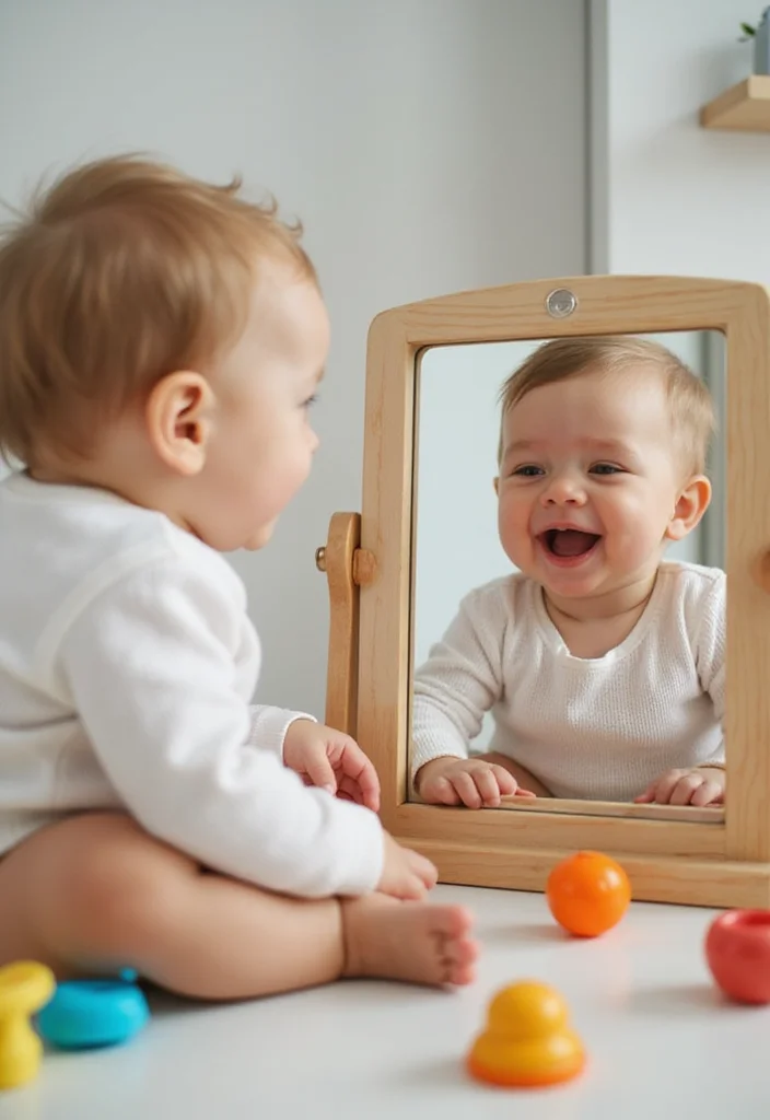 10 Genius Activities That Will Elevate Your Baby’s Brain Power (You’ll Love #3!) - 9. Mirror Play