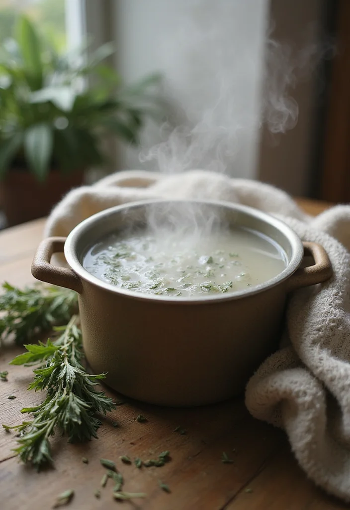 11 Natural Remedies for Baby Throat Pain That Will Bring Instant Relief! - 6. Herbal Steam Inhalation