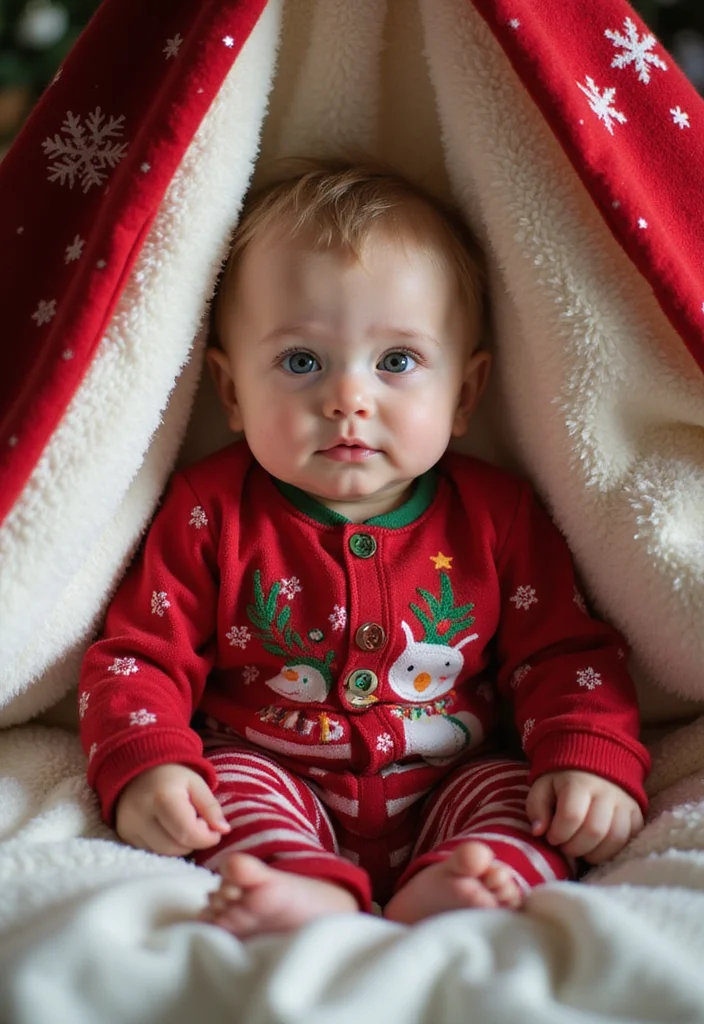 12 Adorable Santa Baby Photoshoot Ideas That Will Melt Your Heart (You Won't Believe #6!) - 11. Holiday Movie Night