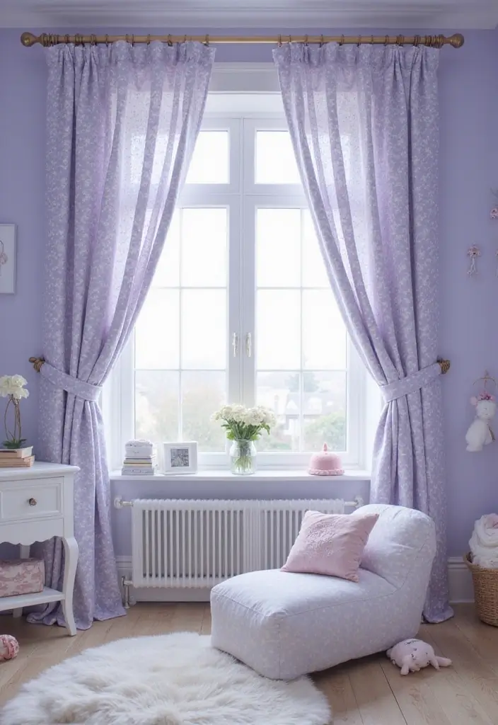 12 Dreamy Shades of Blue That'll Transform Your Baby's Room into a Tranquil Oasis! - 10. Lavender Blue: A Dreamy Blend