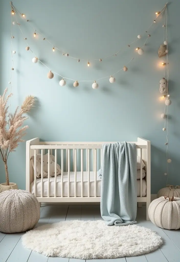 12 Dreamy Shades of Blue That'll Transform Your Baby's Room into a Tranquil Oasis! - 11. Frosted Blue: Soft and Subtle