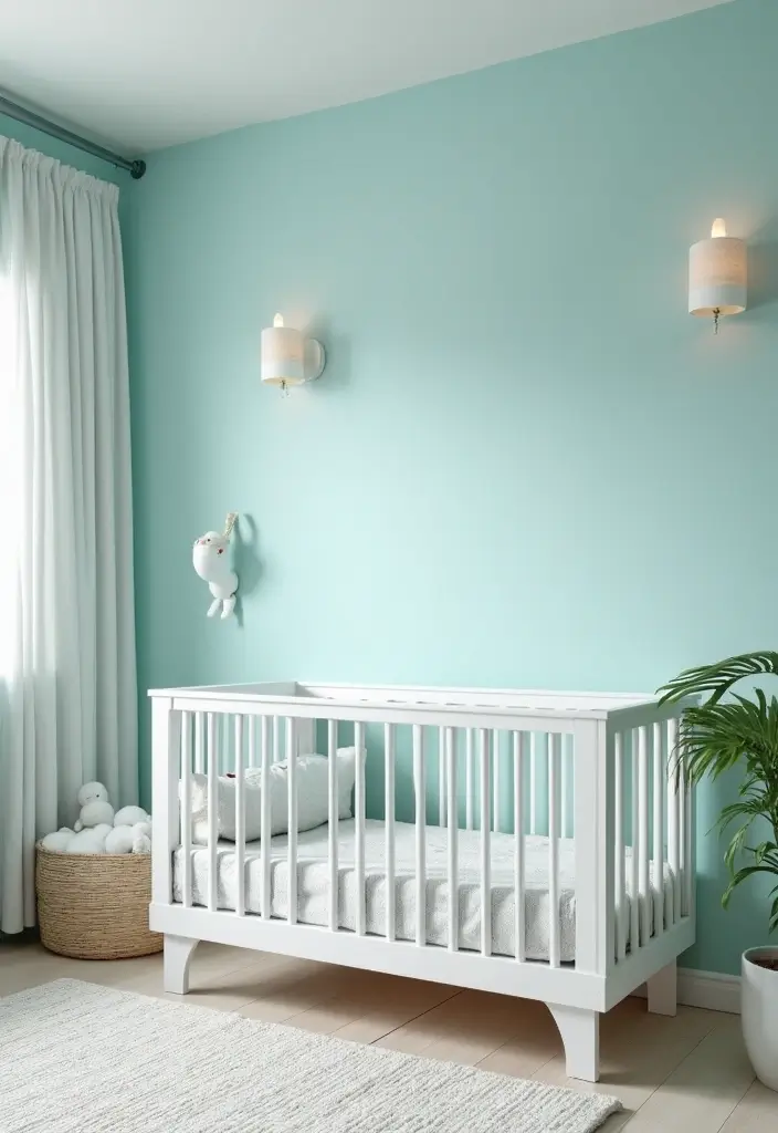 12 Dreamy Shades of Blue That'll Transform Your Baby's Room into a Tranquil Oasis! - 12. Azure: The Essence of Serenity