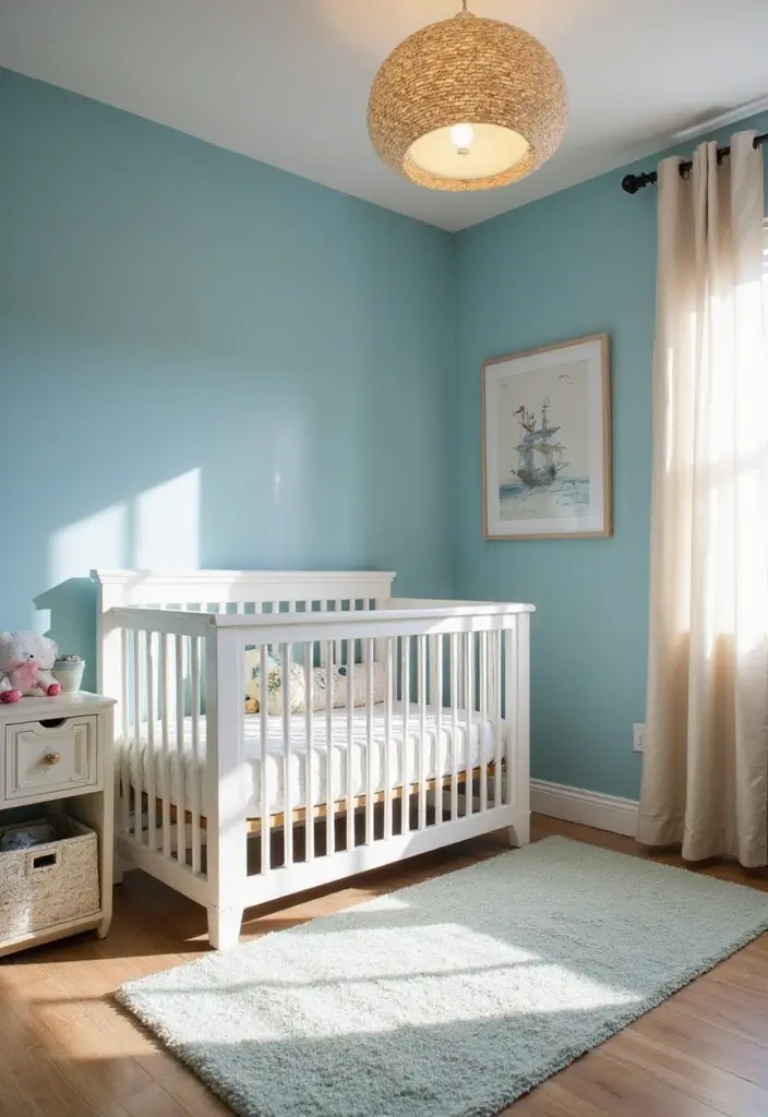 12 Dreamy Shades of Blue That'll Transform Your Baby's Room into a Tranquil Oasis! - 2. Ocean Blue: A Splash of Tranquility