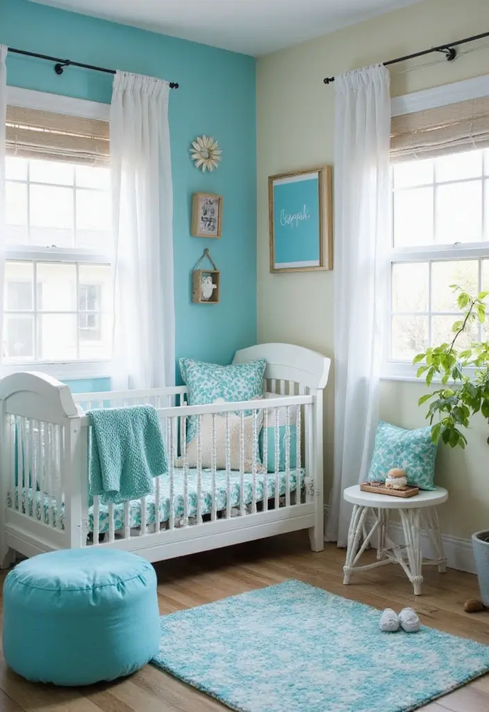 12 Dreamy Shades of Blue That'll Transform Your Baby's Room into a Tranquil Oasis! - 7. Cerulean: The Bold and Beautiful