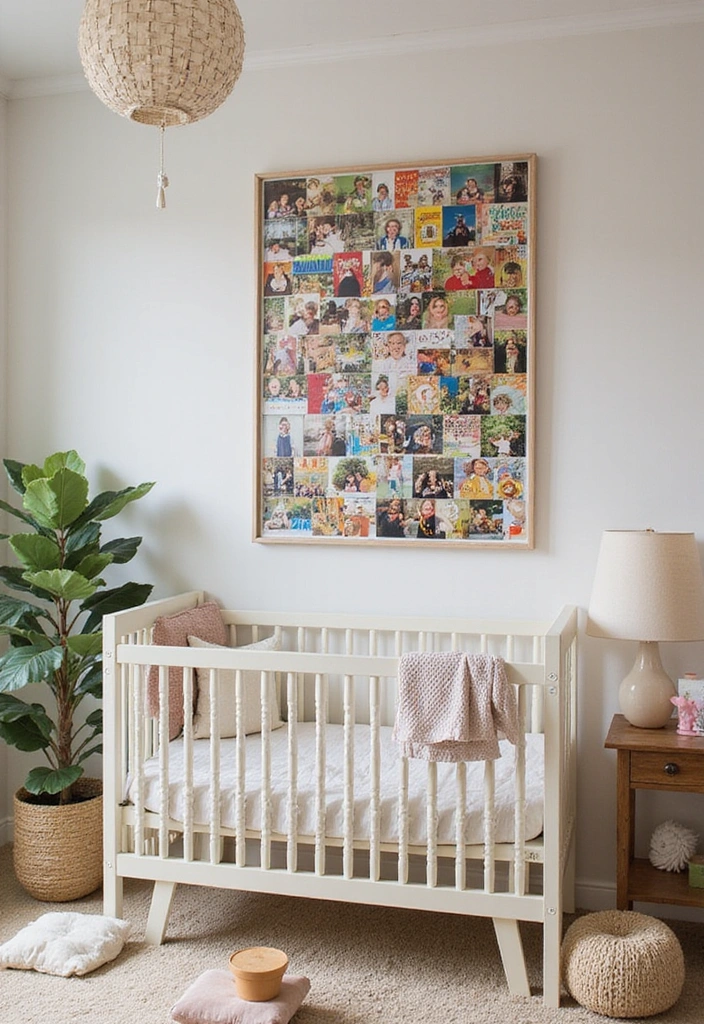 13 Personalized Nursery Art Ideas That Will Make Your Baby's Room One-of-a-Kind! - 12. Custom Collage Art