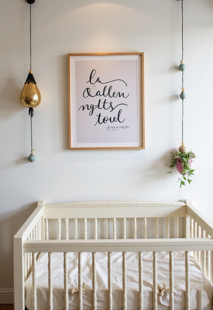 13 Personalized Nursery Art Ideas That Will Make Your Baby's Room One-of-a-Kind! - 6. Inspirational Quote Prints