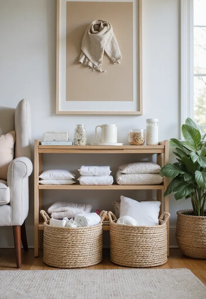 13 Simple Decluttering Hacks for Moms-to-Be That Will Transform Your Space! - 5. Set Up a 'Baby Gear Station'