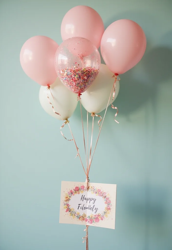 14 Crafty New Year Baby Announcement Ideas That Are Absolutely Adorable! - 4. Balloon Surprise Announcement