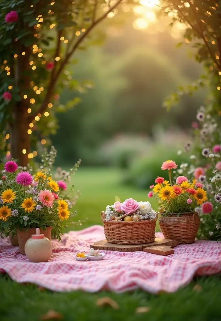 14 Joyful Naming Ceremony Ideas That Will Celebrate Your Baby’s Arrival Like Never Before! - 1. Whimsical Garden Party