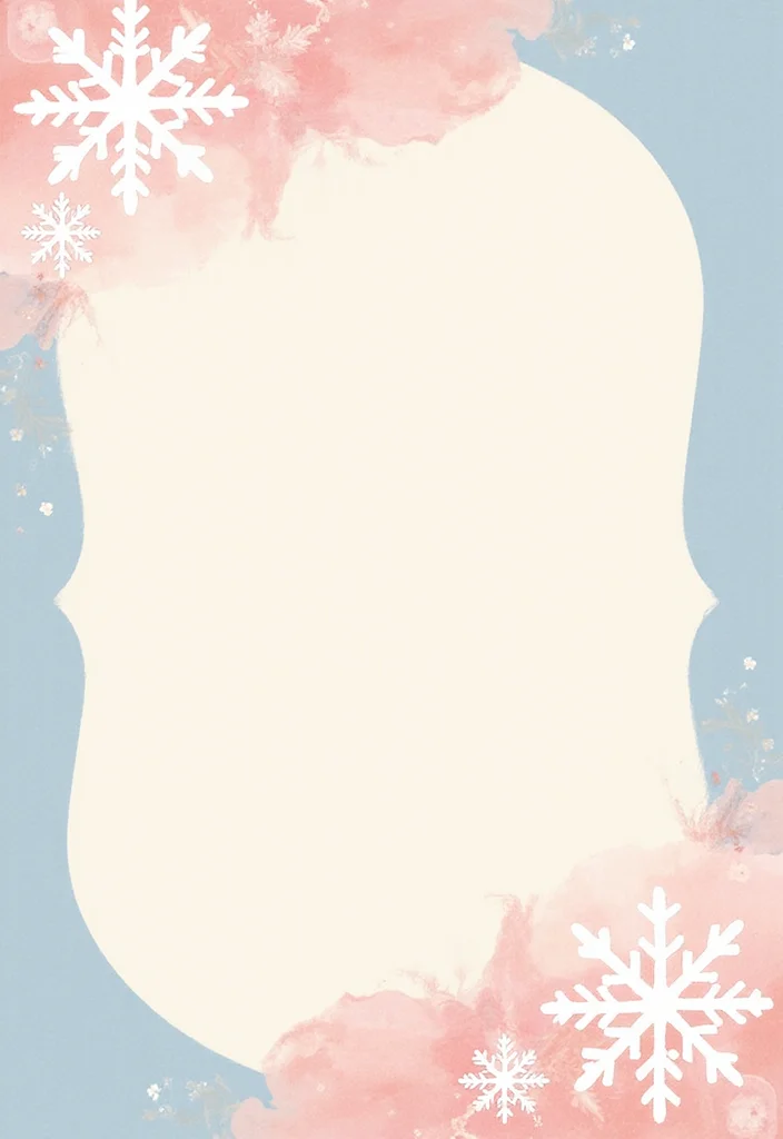 14 Stunning Winter Decor Ideas for Your Soft & Snowy Baby Shower (You’ll Want to Copy #6!) - 2. Soft Color Palette Invitations