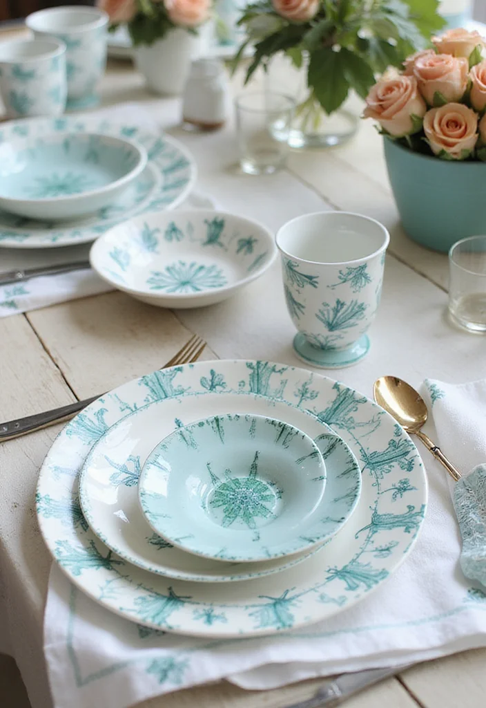 15 Coastal Baby Shower Decorations That Will Make Waves with Guests (You Won't Believe #7!) - 3. Ocean-Themed Tableware