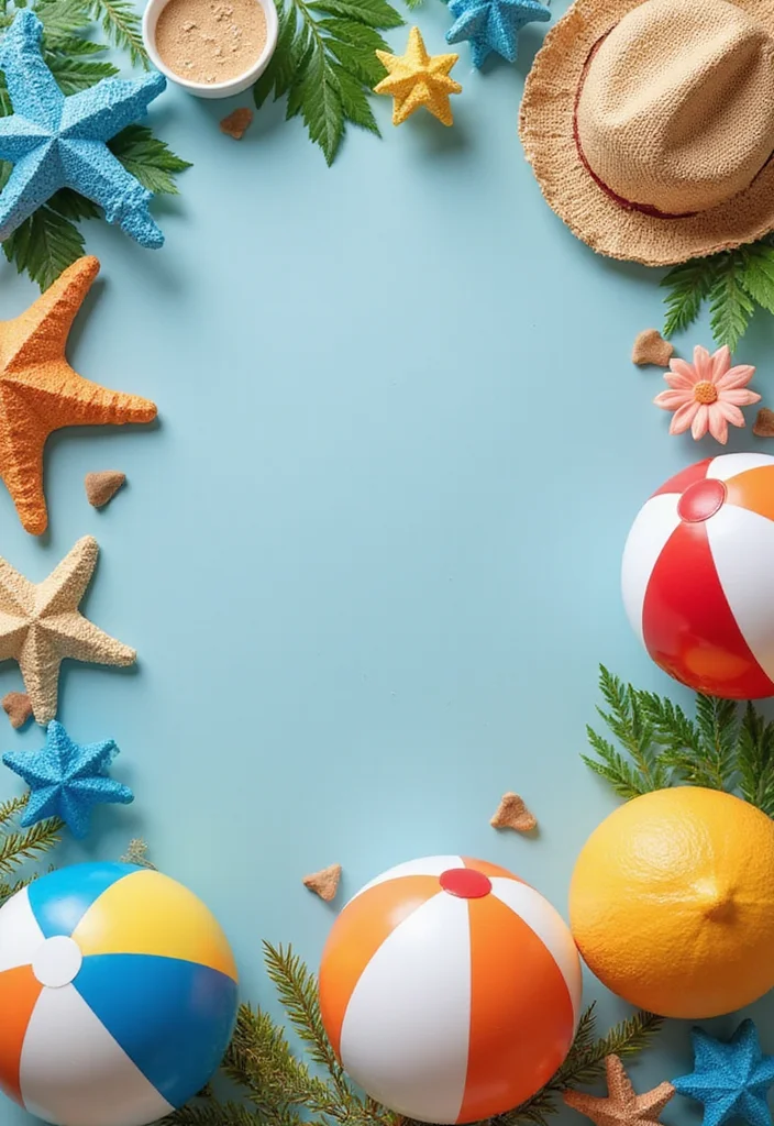 15 Coastal Baby Shower Decorations That Will Make Waves with Guests (You Won't Believe #7!) - 5. Beach Ball Decor