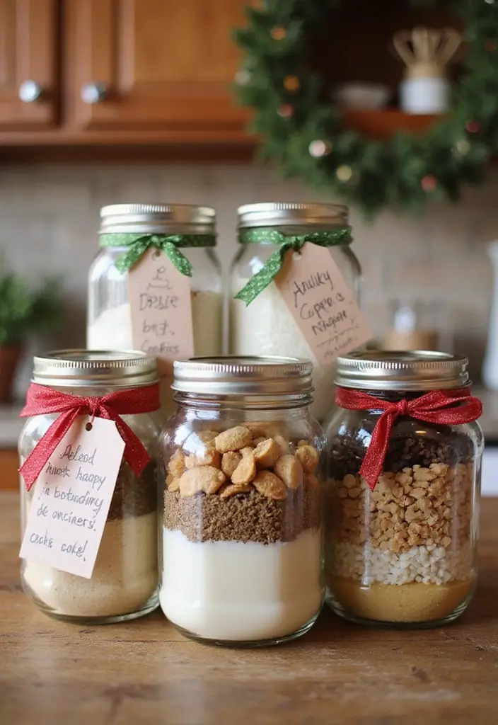 16 Budget-Friendly Return Gifts for Baby Showers That Look Expensive (You Won’t Believe #8!) - 7. DIY Cookie Mix Jars