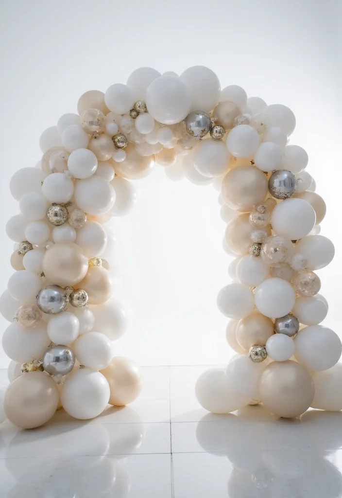 16 Unique Balloon Arch Ideas to Make Your Baby Shower Unforgettable (#8 Will Blow Your Mind!) - 4. Balloon Cloud 9