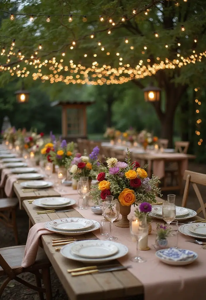 17 Floral Baby Shower Theme Ideas That Will Make Your Event Unforgettable! - 1. Garden Party Extravaganza