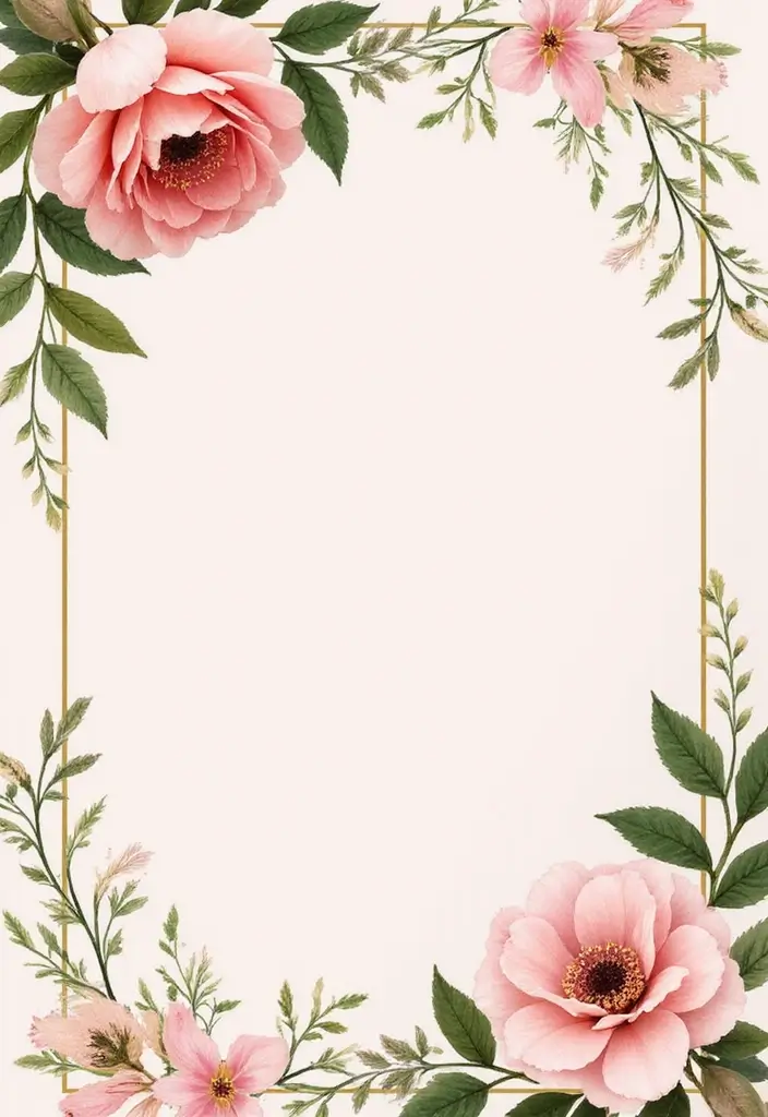 17 Floral Baby Shower Theme Ideas That Will Make Your Event Unforgettable! - 11. Floral Themed Invitations