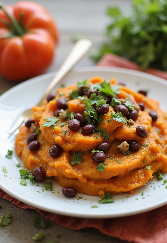 20 Best Iron-Rich Baby Foods That Are Super Nutrient-Dense (#15 Will Surprise You!) - 7. Sweet Potato and Black Bean Mash