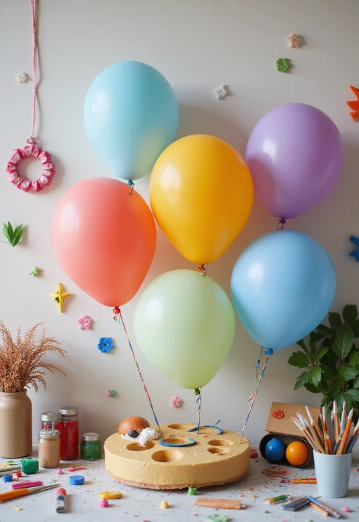 20 Epic Balloon Theme Ideas for Kids' Birthdays That Will Make Planning a Breeze! - 13. Art Party