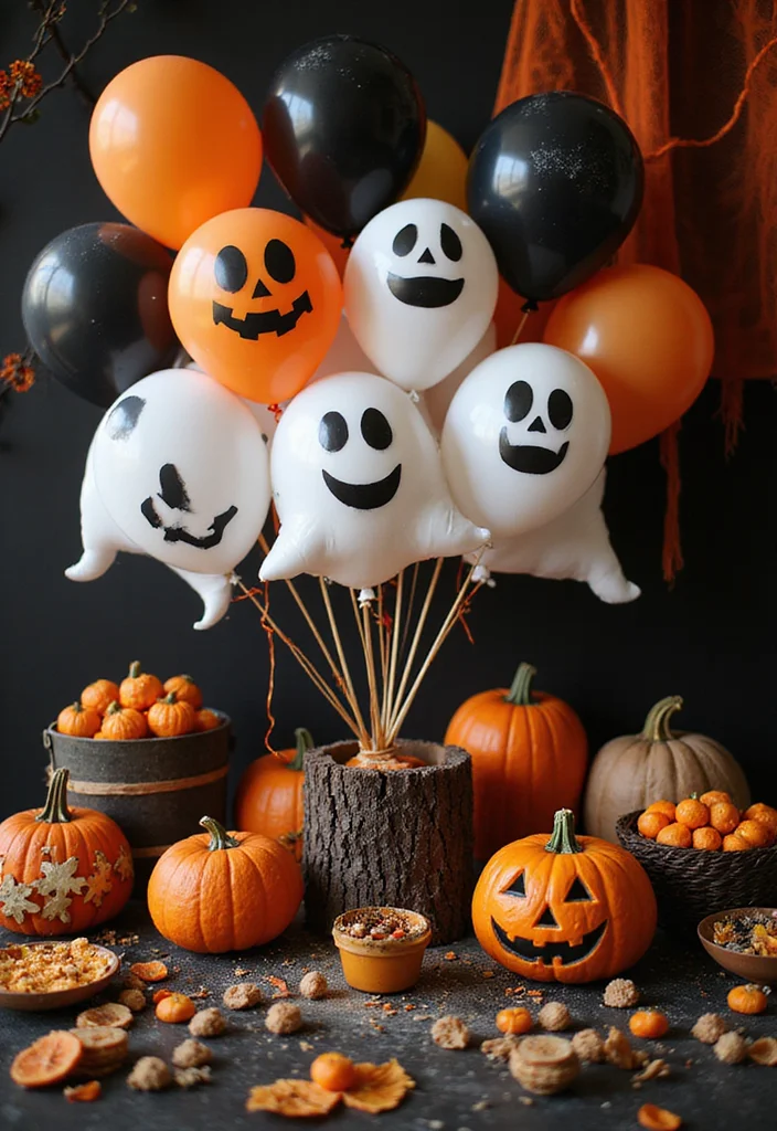 20 Epic Balloon Theme Ideas for Kids' Birthdays That Will Make Planning a Breeze! - 20. Halloween Spook-tacular