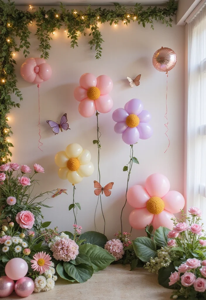 20 Epic Balloon Theme Ideas for Kids' Birthdays That Will Make Planning a Breeze! - 6. Enchanted Fairy Garden