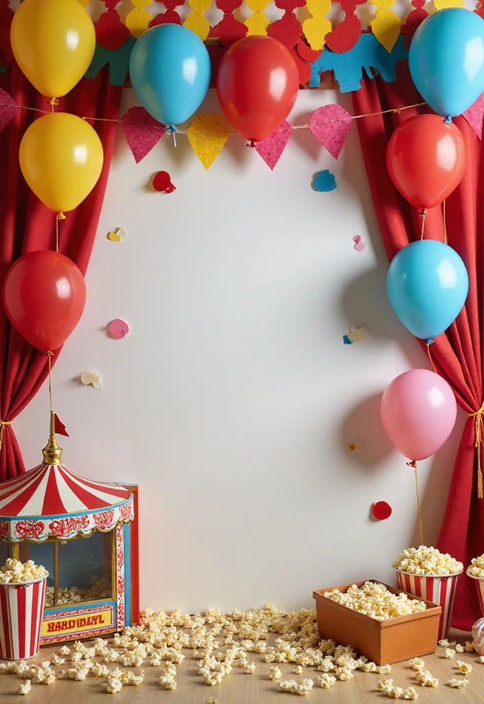 20 Epic Balloon Theme Ideas for Kids' Birthdays That Will Make Planning a Breeze! - 9. Vintage Circus Spectacular