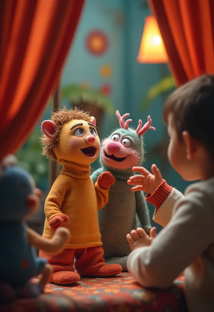 20 Interactive Playtime Activities for Babies That Strengthen Your Bond (Don't Miss #12!) - 12. Puppet Shows