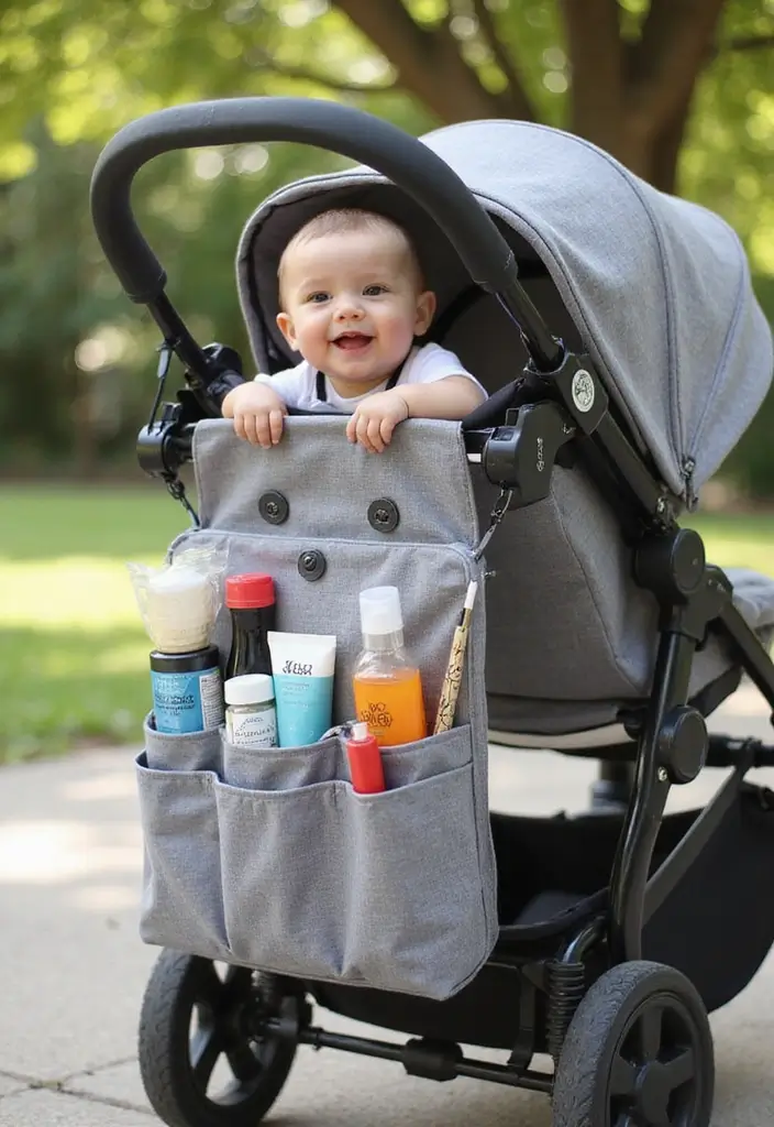 20 Must-Have Items for Your Pregnancy Registry That You'll Absolutely Love! - 15. Stroller Organizer