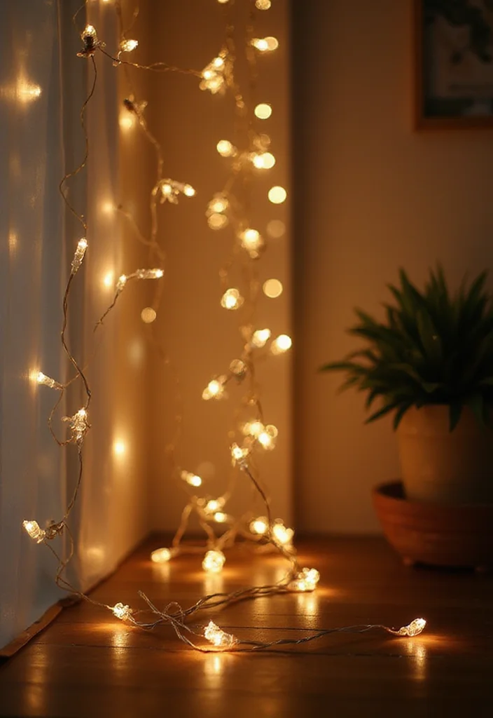 20 Stunning Decorating Ideas for Your Virtual Baby Shower (Guests Will Be Amazed!) - 11. Twinkling Fairy Lights