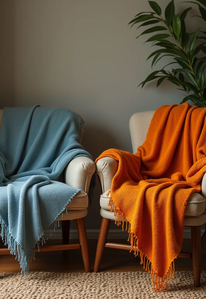 20 Stunning Decorating Ideas for Your Virtual Baby Shower (Guests Will Be Amazed!) - 16. Cozy Throw Blankets