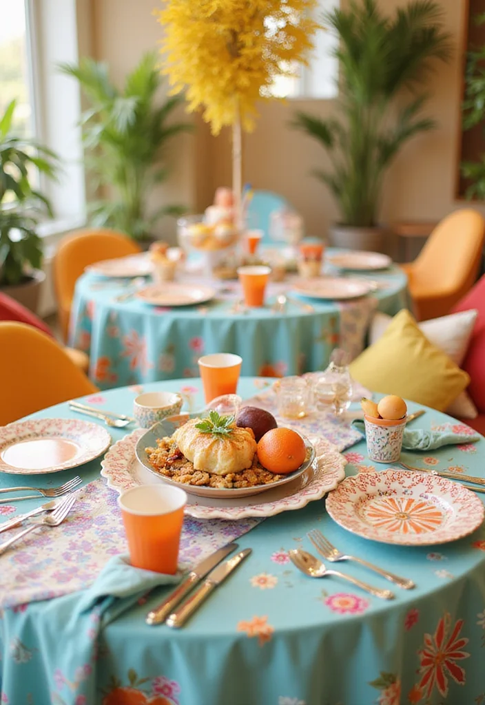 20 Stunning Decorating Ideas for Your Virtual Baby Shower (Guests Will Be Amazed!) - 7. Themed Tableware