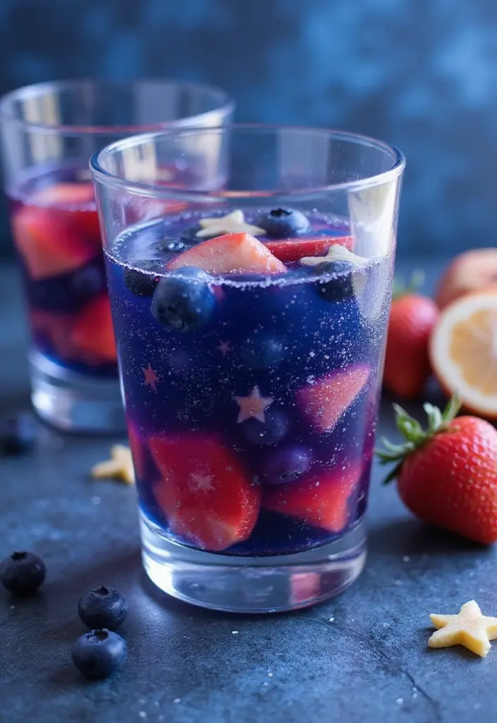 20 Twinkle Twinkle Little Star Baby Shower Ideas That Will Make You Shine Bright! - 10. Starry Night Punch