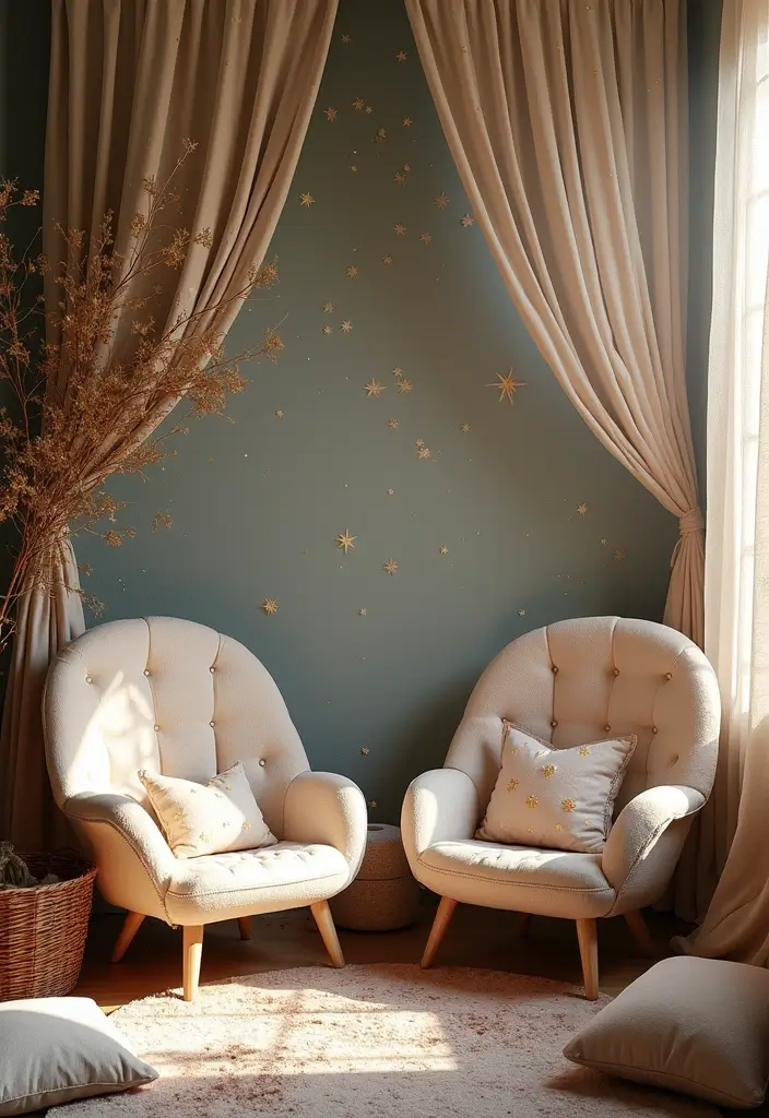 20 Twinkle Twinkle Little Star Baby Shower Ideas That Will Make You Shine Bright! - 14. Unique Seating Arrangements