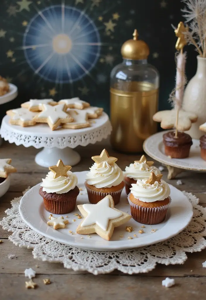 20 Twinkle Twinkle Little Star Baby Shower Ideas That Will Make You Shine Bright! - 8. Dreamy Dessert Table