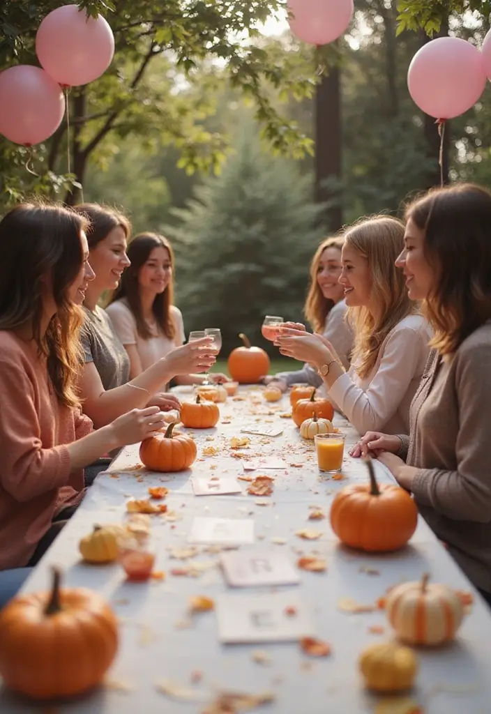 21 Cute Pink Pumpkin Baby Shower Ideas That Will Steal the Show (Especially #8!) - 10. Themed Games