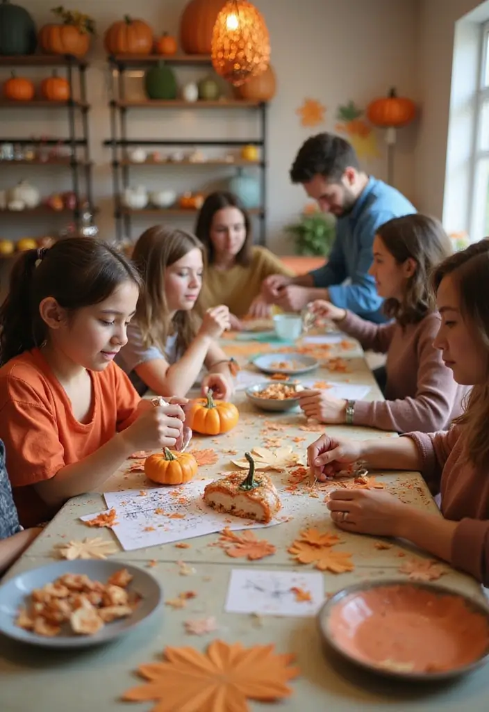 21 Cute Pink Pumpkin Baby Shower Ideas That Will Steal the Show (Especially #8!) - 18. Pumpkin-Themed DIY Crafts