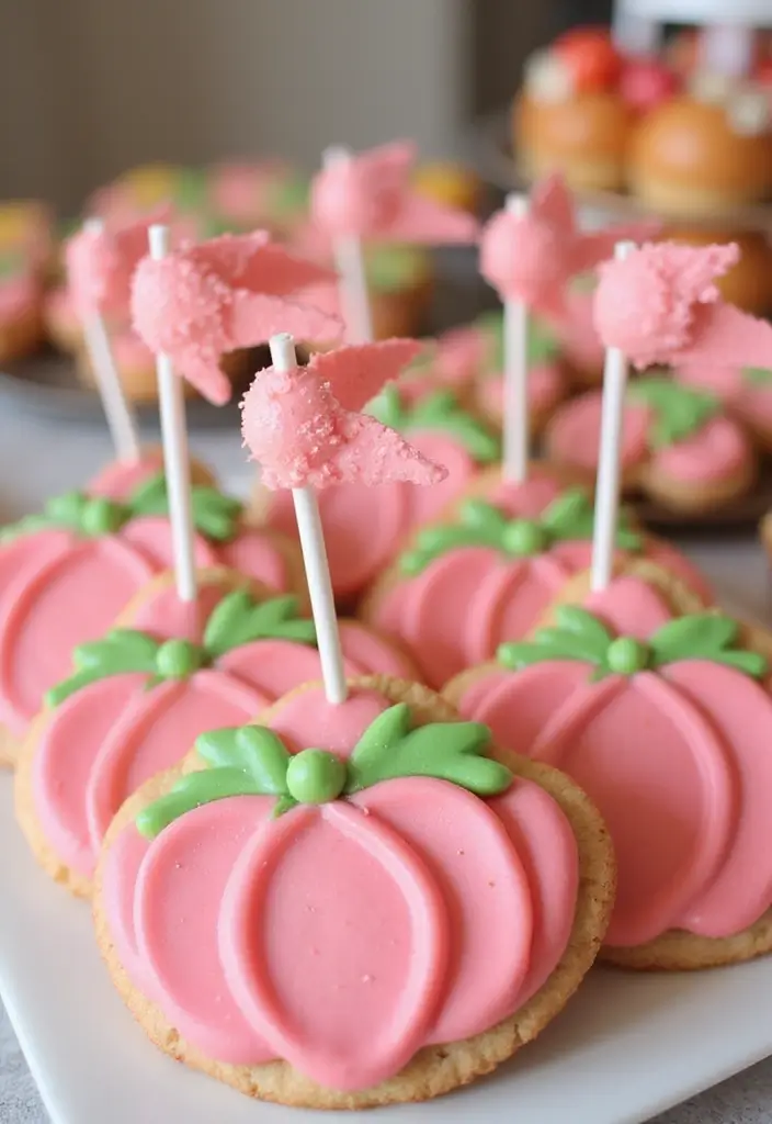 21 Cute Pink Pumpkin Baby Shower Ideas That Will Steal the Show (Especially #8!) - 2. Adorable Pumpkin Treats