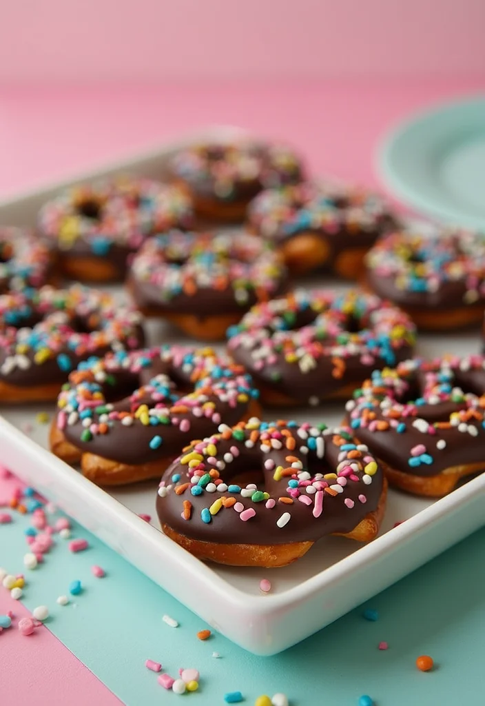 22 Budget Baby Shower Snacks That Are Delicious and Easy on Your Wallet (You Won't Believe #15!) - 10. Chocolate-Dipped Pretzels