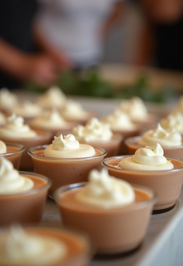 25 DIY Gender Reveal Ideas That Will Make Your Party Unforgettable (Wait Until You See #12!) - 10. Pudding Cups Reveal