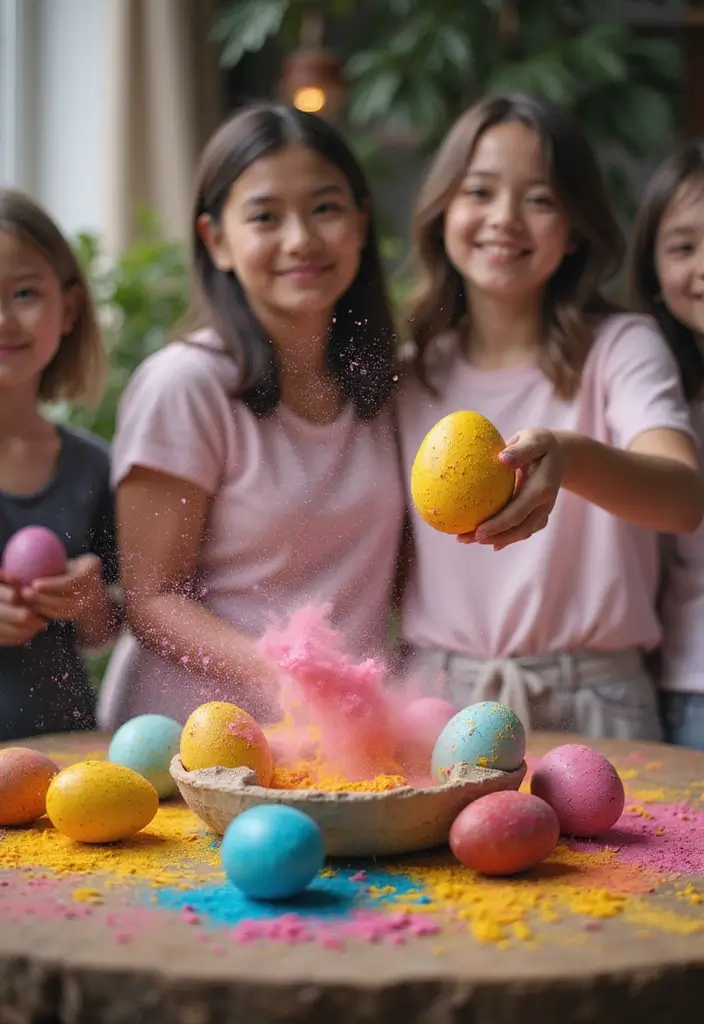 25 DIY Gender Reveal Ideas That Will Make Your Party Unforgettable (Wait Until You See #12!) - 9. Decorated Eggs Reveal