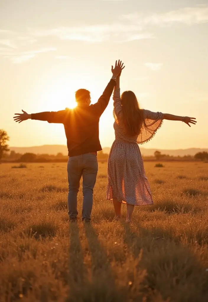 25 Stunning Pregnancy Couples Photo Shoot Ideas That Will Leave You Breathless! - 13. Matching Outfits